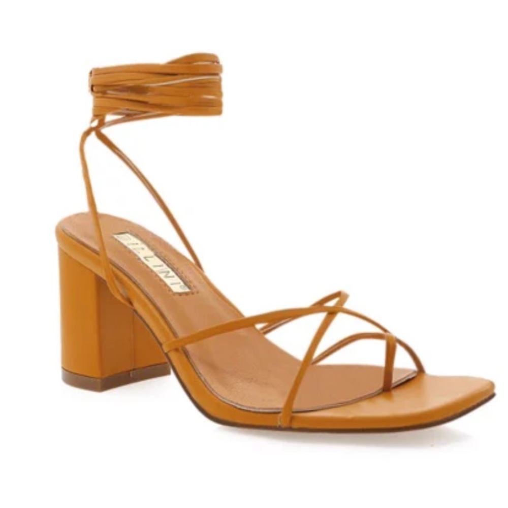 Billini Younes Orange Strappy Heels